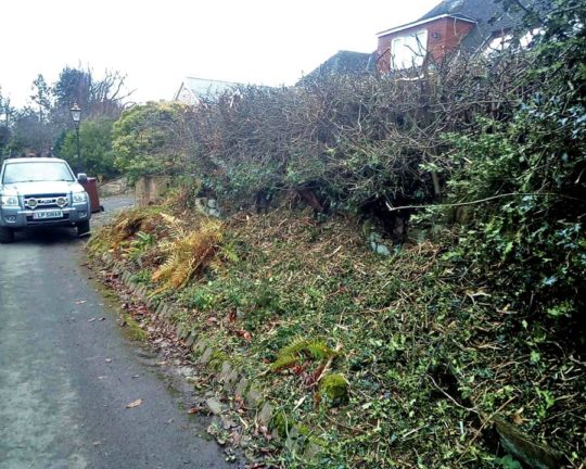 garden-retaining-wall-woolley-before