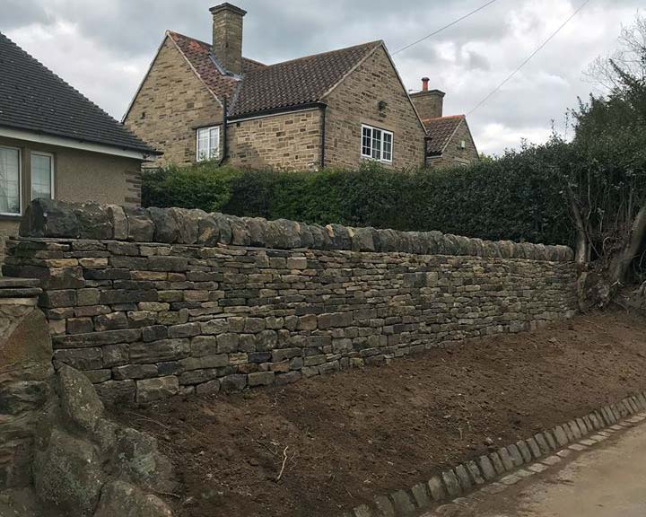 Garden Retaining Wall Woolley