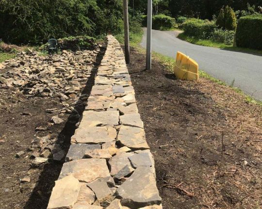 roadside-wall-flockton-during
