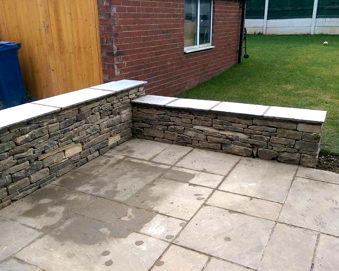 Small Dry Stone Wall Barnsley